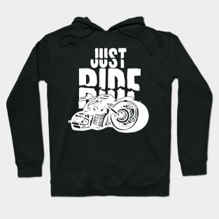 Just Ride Biker Moto Motorcycle T-Shirt Hoodie